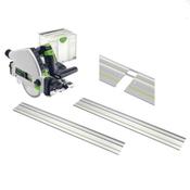 Festool 5770138X4 TS55 Plunge Saw 110V 8 x 4 sheet pack 2 x 1400mm rail &amp; 2 x joiner bars image