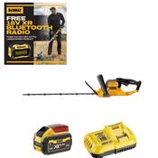 Dewalt 54volt Hedge Trimmer with 31mm gap 1x9amp battery DCMHT573X1-GB image