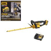Dewalt 54volt Hedge Trimmer with 31mm gap 1x9amp battery DCMHT573X1-GB