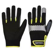 Portwest A770BKYL Large General Utility Gloves Black Yellow image