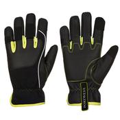 Portwest A771BKYL Large Tradesman Gloves Black Yellow image