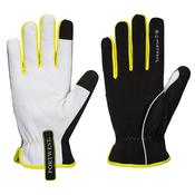 Portwest A776BKYL Large Winter Gloves Black Yellow image