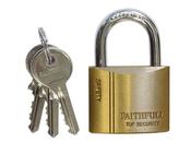 Faithful FAIPLB40 40mm Brass Padlock image
