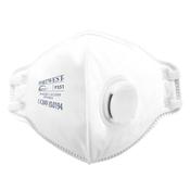 Portwest P351WHR Box(20) FFP3 Fold Flat Dust Mask Valved image