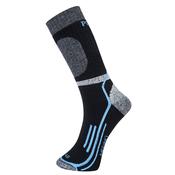 Portwest SK34BKR39-43 Pair Winter Socks Sz 39-43 Marino Black image