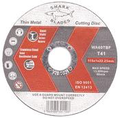 Shark 41CA1151022 115x1x22mm Thin Stainless Steel Cutting Discs - Single