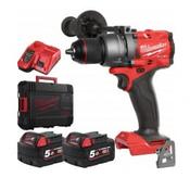 Milwaukee M18FPD3-502X 18v Brushless FPD3 Cordless Drill batteries case