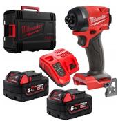 Milwaukee M18FID3-502X Impact Diver FID3 Brushless 2x5amp batteries image