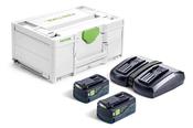 Festool 578680 18volt Energy Battery Systainer with 2 x 5amp HP-ASI Batteries &amp; Twin Charger 240volt image