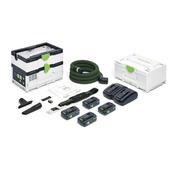 Festool 576945 18v Cordless Dust Extractor SYS 4x4ah batteries
