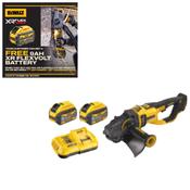 Dewalt DCG460X2-GB 54v 230mm Angle Grinder 2 x 9amp batteries image