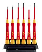 WIHA 42989 6pce VDE Precision Screwdriver set flats and phillips image