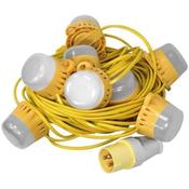 Lighthouse L/HSLEDFESTL 110volt Festoon Lighting 22metres cable 10 lights LED 5watts 400lums each