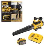 Dewalt DCMBL777X1-GB 54volt brushless Garden Blower Axial 1x9amp battery &amp; charger image