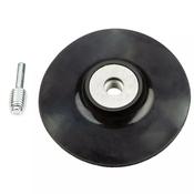 Topex 55H928 125mm Velcro Backing Pad for grinders (m14 thread) with drill adaptor