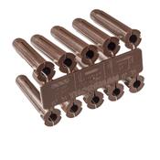 Grabfix TP2B Box(100) Brown Wall Plugs for brick and plasterboard