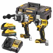 Dewalt DCK2200H2T-GB 18volt H.Duty Drill (DCD1007) &amp; Impact Driver (DCF860) c/w 2 x 5amp powerstack batteries