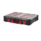 Milwaukee 4932464082 Small Parts Packout Organiser Case with 10 plastic inserts 117x500x386mm