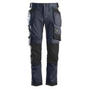 Snickers 624195 Black &amp; Navy Trousers Stretch Tight Fit - 