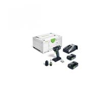 Festool 577332 TXS18 18volt Cordless Cordless Drill Screwdriver c/w 2 x3amp batteries &amp; charger in case image