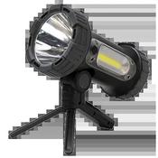 Lighthouse L/Helant380r 300lums Rechargeable Led Torch lantern with tripod feature image