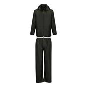 Portwest Rainsuit Navy (trousers &amp; jacket) Budget Quality Polyester - 