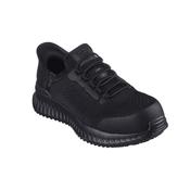Skechers Slip in Safety Runner Black Tolido Fletchit ESD Composite Toe - 8 (42) image