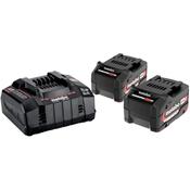 Metabo 685051380  2 x 18volt 5.2amp Lion CAS batteries &amp; charger ASC55 Kit