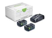 Festool 578815 18volt Energy Set 2x8amp TBX Batteries, sca16 rapid charger &amp; systainer
