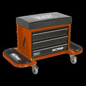 Sealey Mechanics Seat with Tool Storage SCR18O