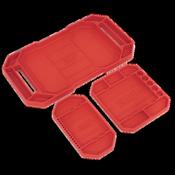 Sealey Flexible Tool Tray 3 Piece Non Slip APNST4