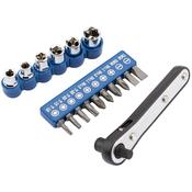 Draper Offset Ratchet Screw and Socket Driver Set (17 Piece) 30781