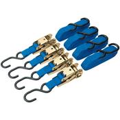 Draper Ratcheting Tie Down Straps, 350kg (4 Piece) 60960