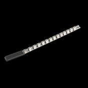 Sealey Socket Retaining Rail with 14 Clips 1/2"Sq Drive AK1214