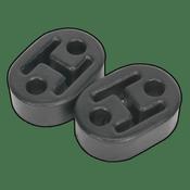 Sealey Exhaust Mounting Rubbers L60 x D41 x H20 (Pack of 2) EX02