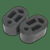 Sealey Exhaust Mounting Rubbers L70 x D45 x H37 (Pack of 2) EX01