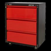 Sealey American Pro Modular 3 Drawer Cabinet with Worktop 665mm APMS82 image