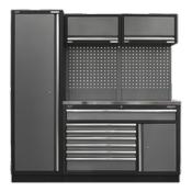 Sealey Modular Tool Storage System Stainless Steel Worktop 1.96m APMSSTACK09SS