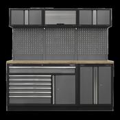 Sealey Modular Tool Storage System Wooden Worktop 2.04m APMSSTACK11W
