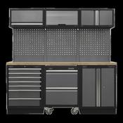 Sealey Modular Tool Storage System Wooden Worktop 2.04m APMSSTACK12W