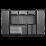 Sealey Modular Tool Storage System Stainless Steel Worktop 3.24M APMSSTACK13SS