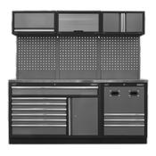 Sealey Modular Tool Storage System Stainless Steel Worktop APMSSTACK14SS