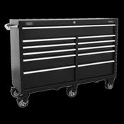 Sealey Rollcab 11 Drawer 1430mm Heavy-Duty Black PTB143011