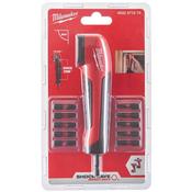 MILWAUKEE 11 PIECE SHOCKWAVE RIGHT ANGLE ATTACHMENT 4932471274