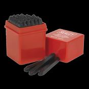 Sealey Letter &amp; Number Punch Set 36pc 2.5mm AK8296
