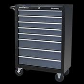 Sealey Rollcab 8 Drawer with Ball-Bearing Slides - Black/Grey AP3508TB