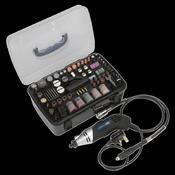 Sealey Multipurpose Rotary Tool &amp; Engraver Kit 219pc 230V E5188