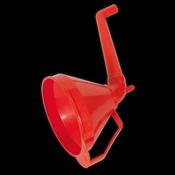 Sealey Funnel with Fixed Offset Spout &amp; Filter Medium ¯160mm F16