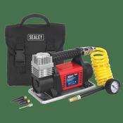 Sealey Tyre Inflator/Mini Air Compressor 12V Heavy-Duty MAC04