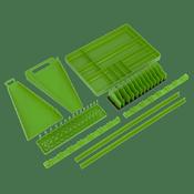 Sealey Tool Storage Organizer Set 9pc - Hi-Vis Green TSK01HV